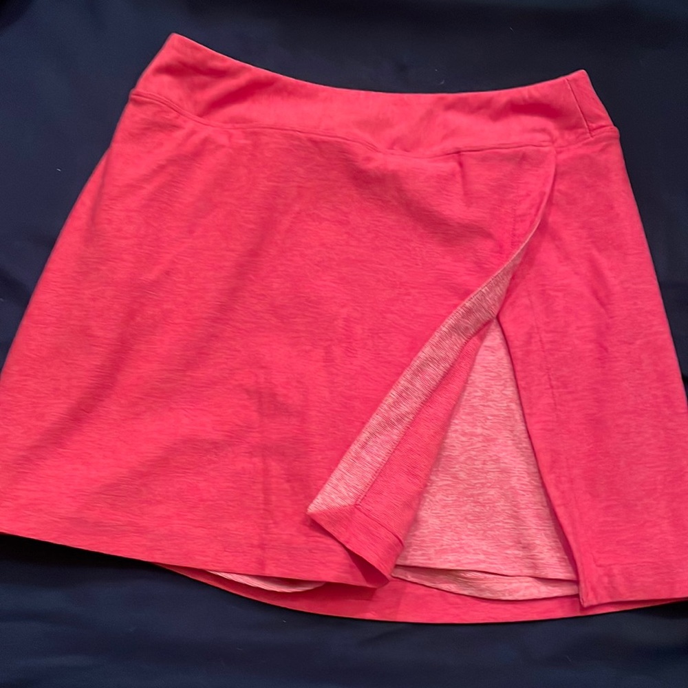 Hot pink and coral Outdoor Voices tennis skirt